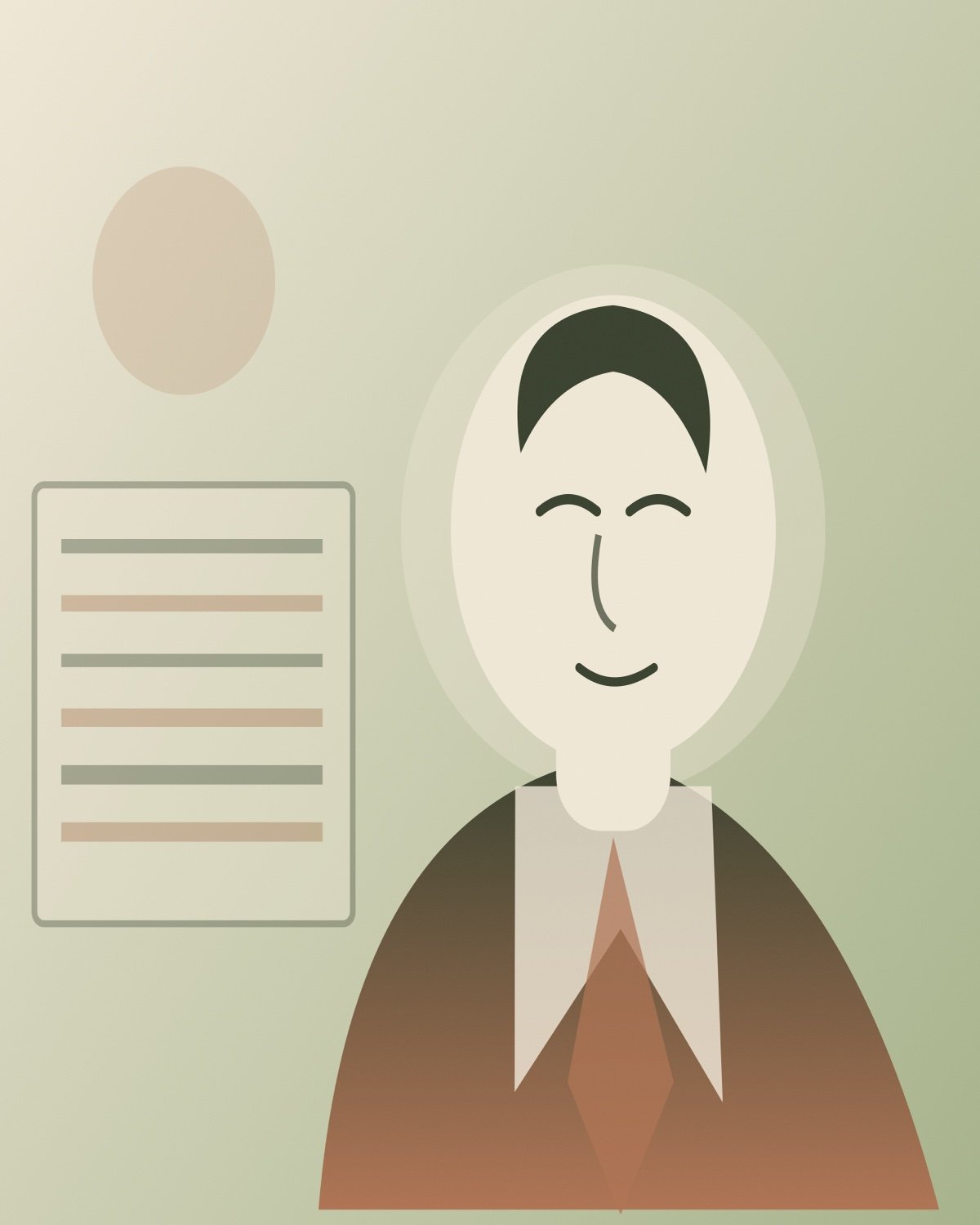 Commemorative illustration for Albert Gallatin Mackey; not a historical portrait
