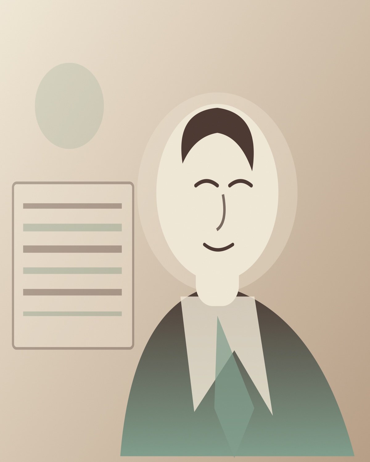 Commemorative illustration for Carl Schurz; not a historical portrait