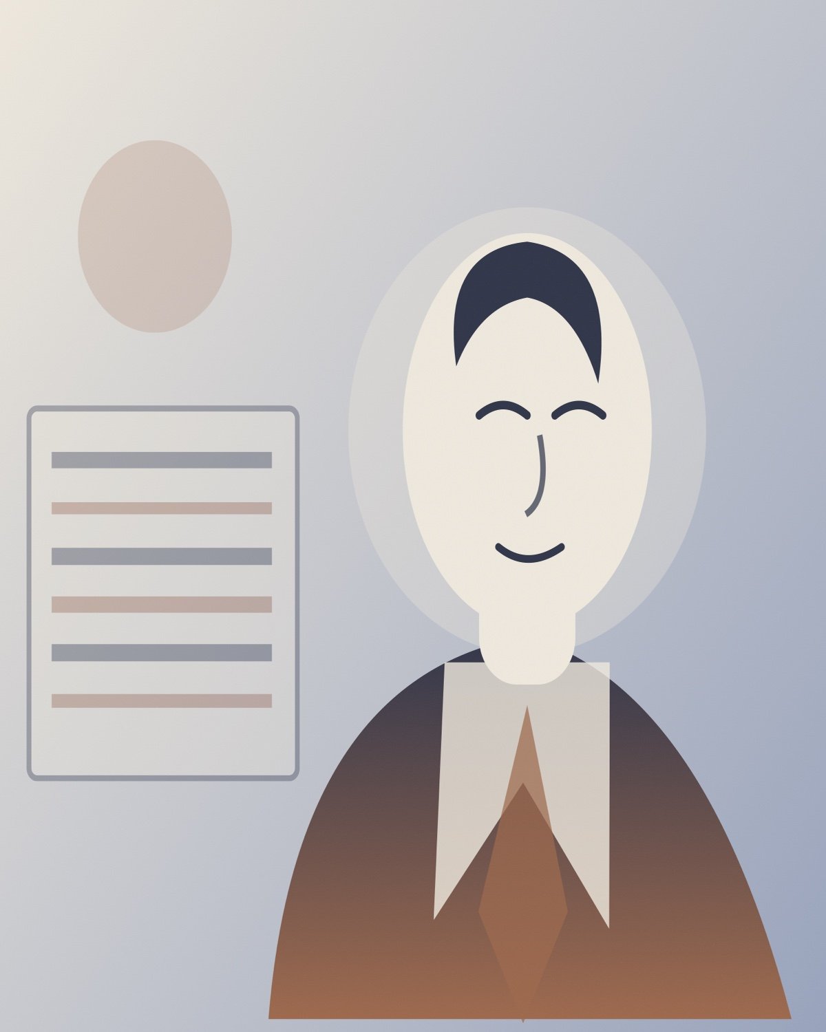 Commemorative illustration for Charles Inman Barnard; not a historical portrait