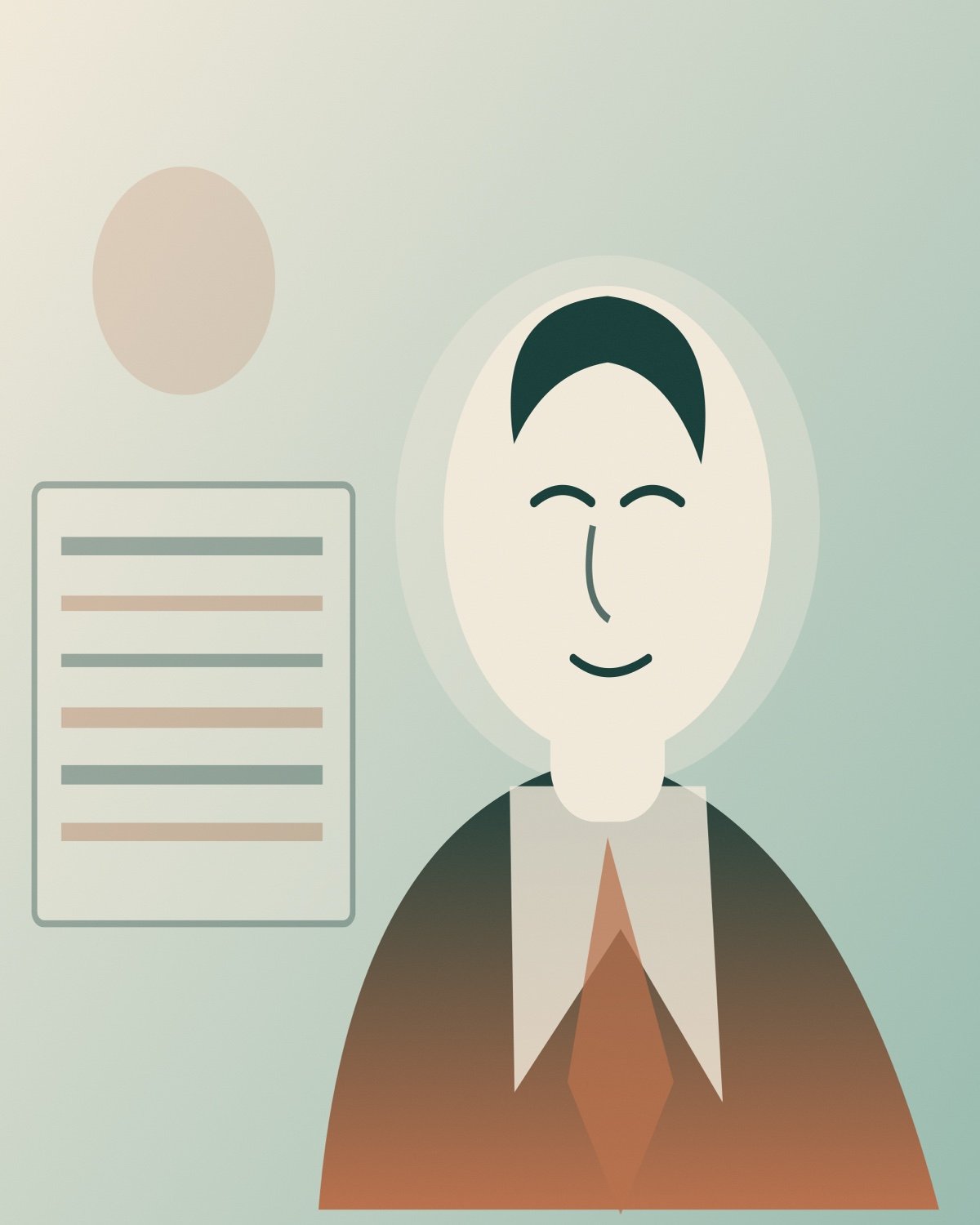 Commemorative illustration for George Gissing; not a historical portrait
