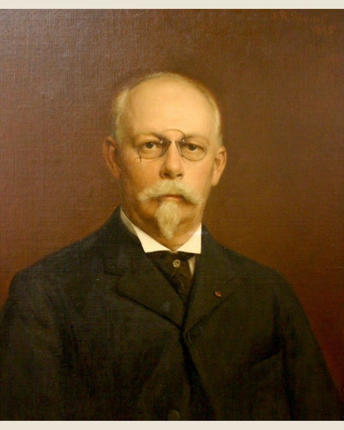 Portrait of George W. Peck