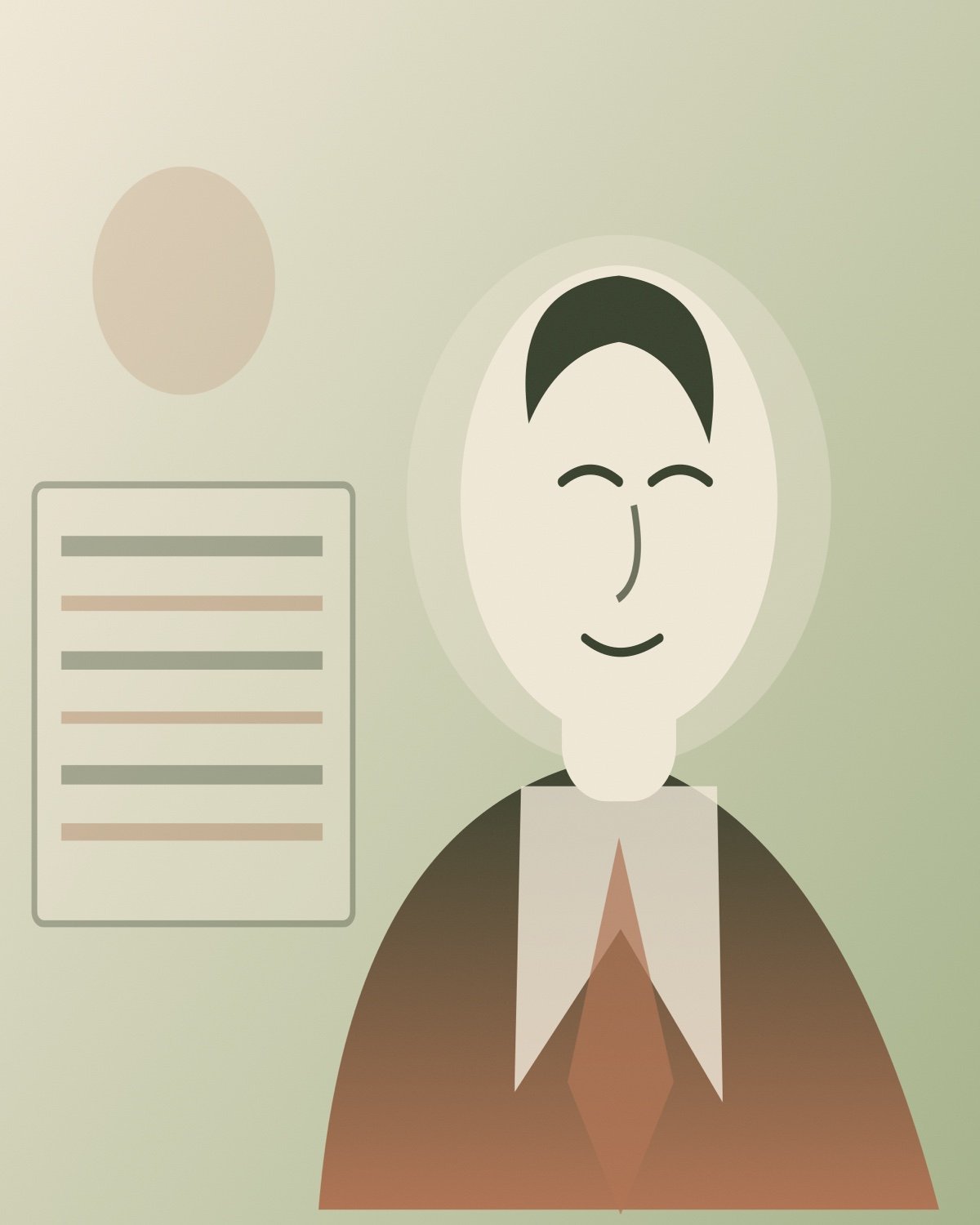 Commemorative illustration for James George Frazer; not a historical portrait