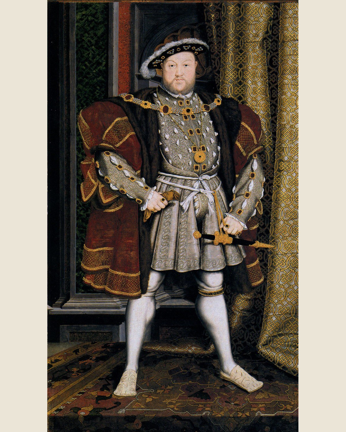 Portrait of King of England Henry VIII