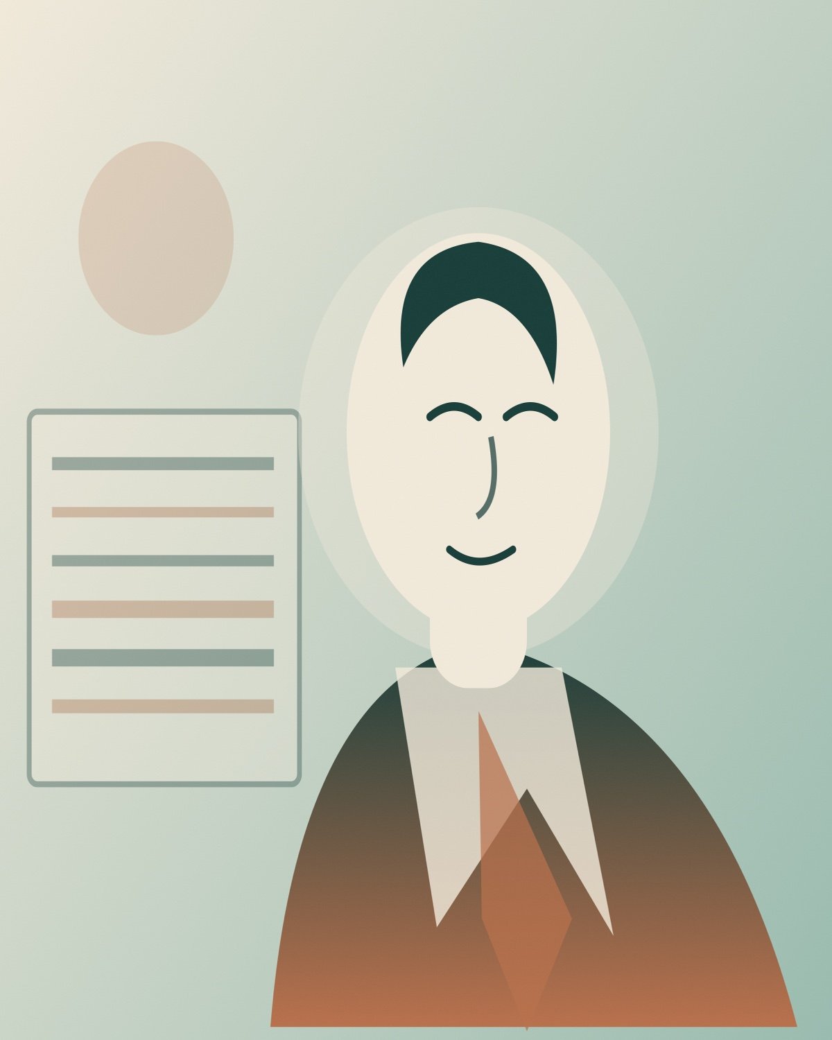 Commemorative illustration for Thomas Laurie; not a historical portrait