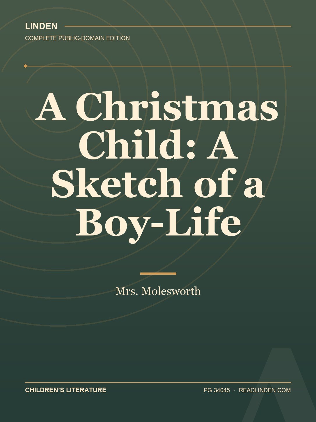 Cover of A Christmas Child: A Sketch of a Boy-Life
