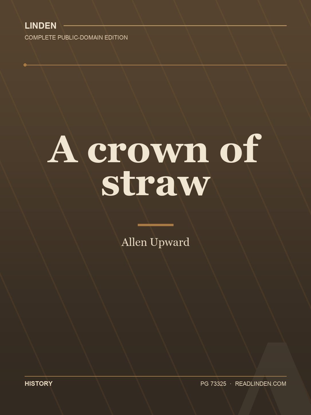 Cover of A crown of straw