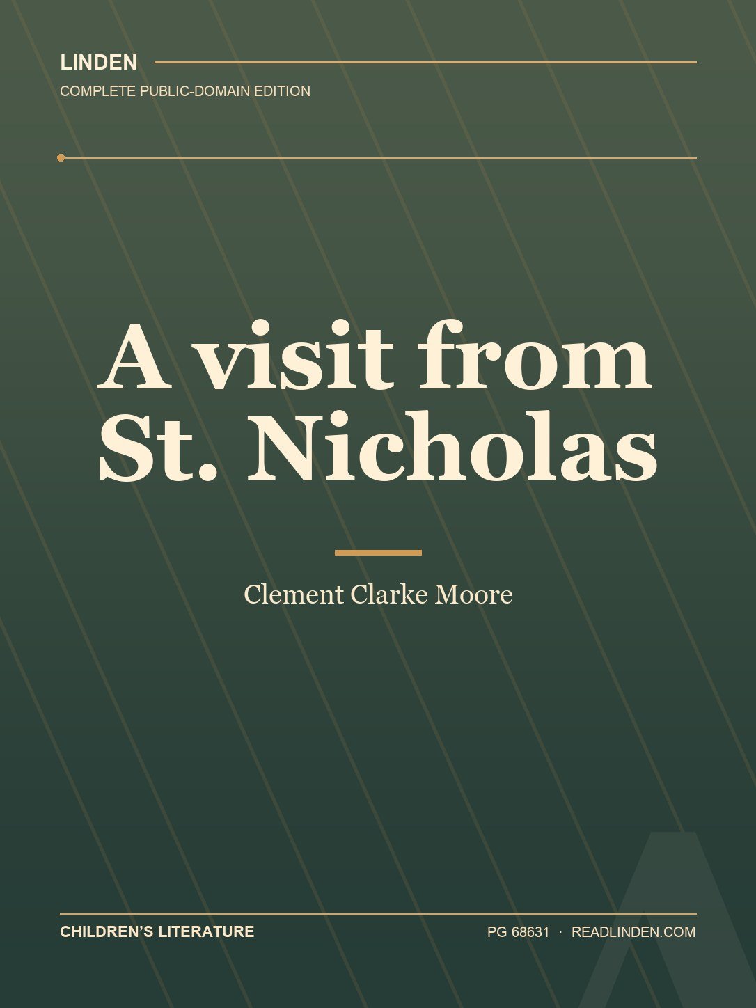Cover of A visit from St. Nicholas