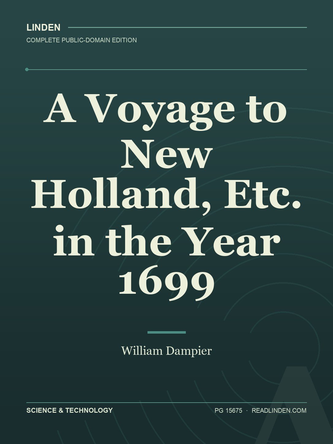 Cover of A Voyage to New Holland, Etc. in the Year 1699
