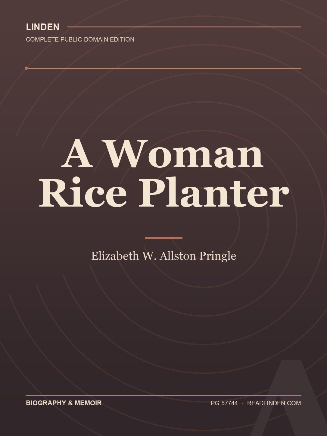 Cover of A Woman Rice Planter