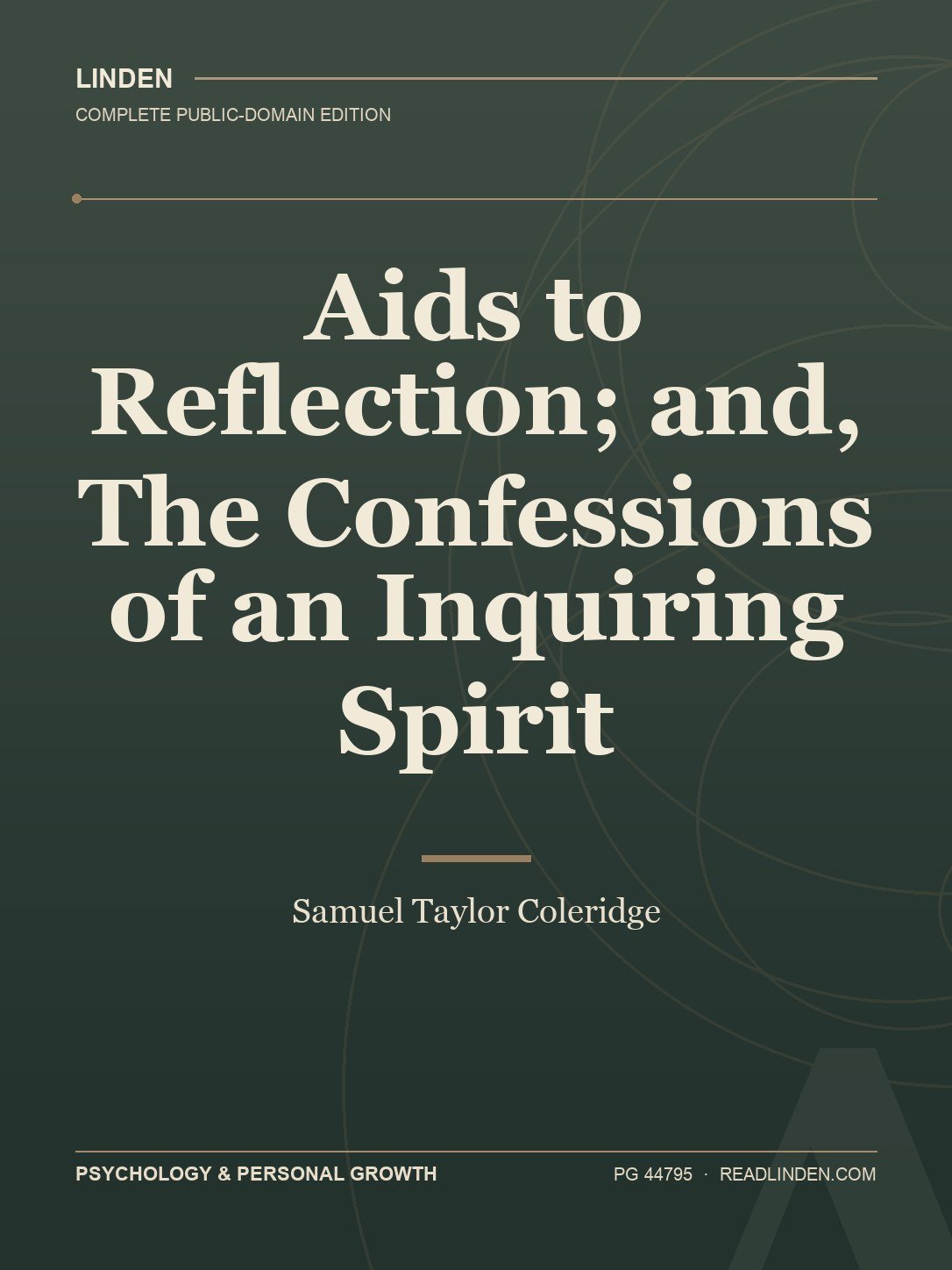 Cover of Aids to Reflection; and, The Confessions of an Inquiring Spirit