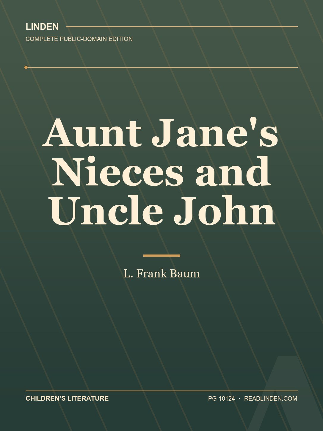 Cover of Aunt Jane's Nieces and Uncle John