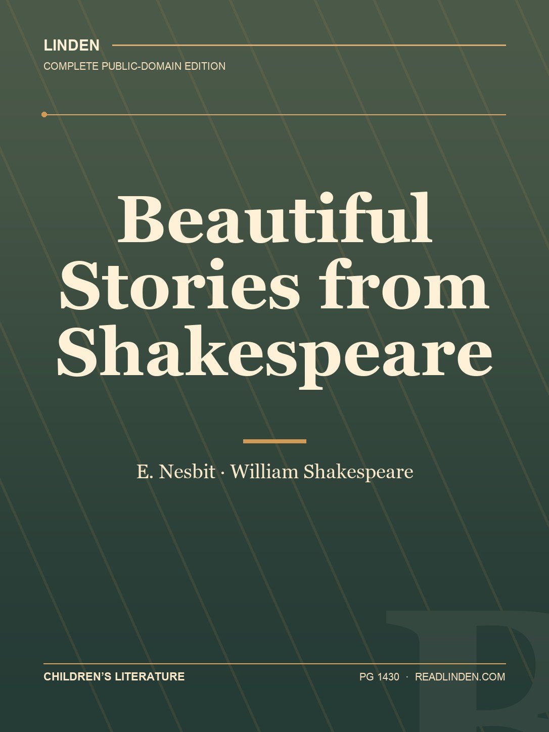 Cover of Beautiful Stories from Shakespeare