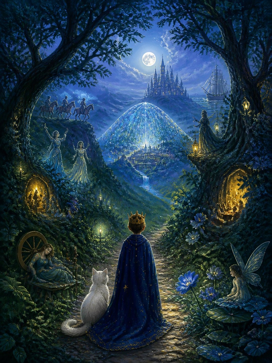 Cover of The Blue Fairy Book