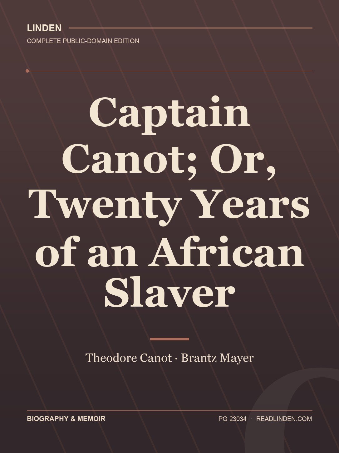 Cover of Captain Canot; Or, Twenty Years of an African Slaver