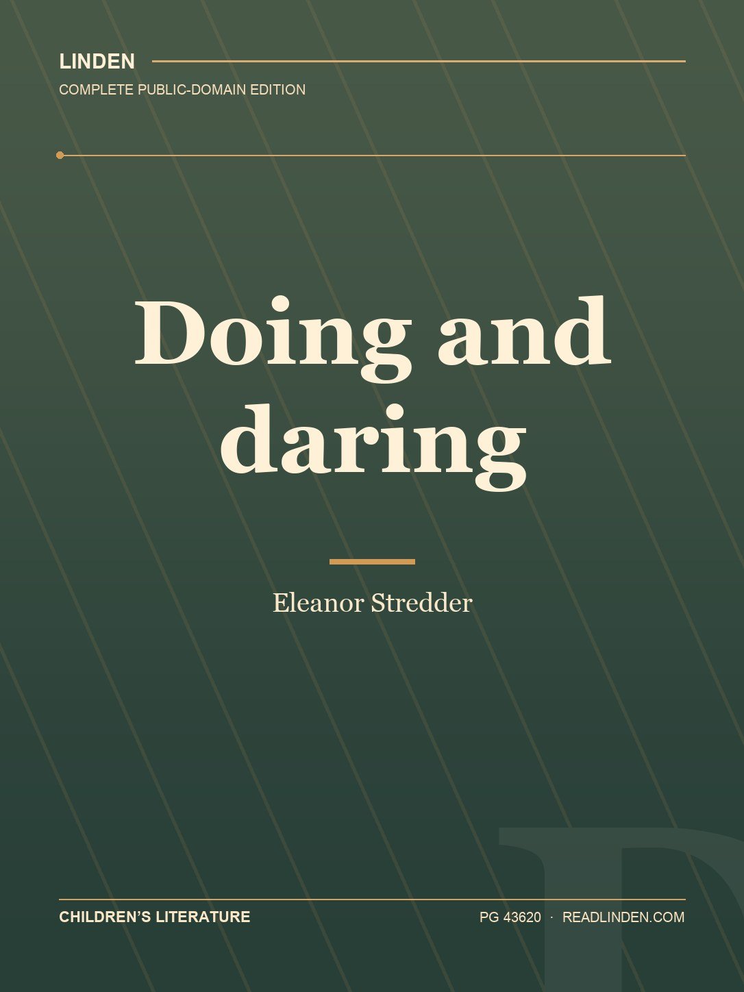 Cover of Doing and daring