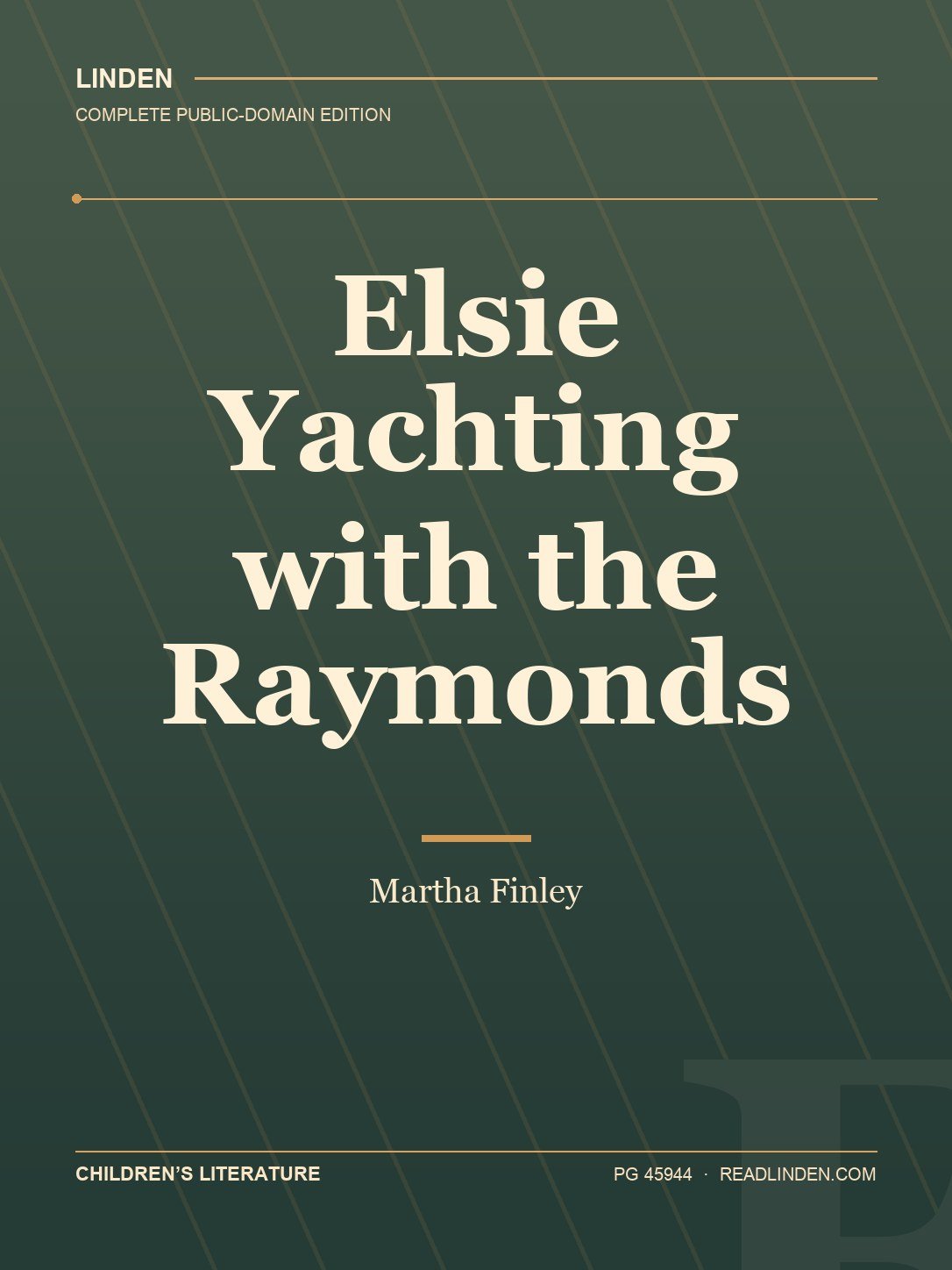 Cover of Elsie Yachting with the Raymonds
