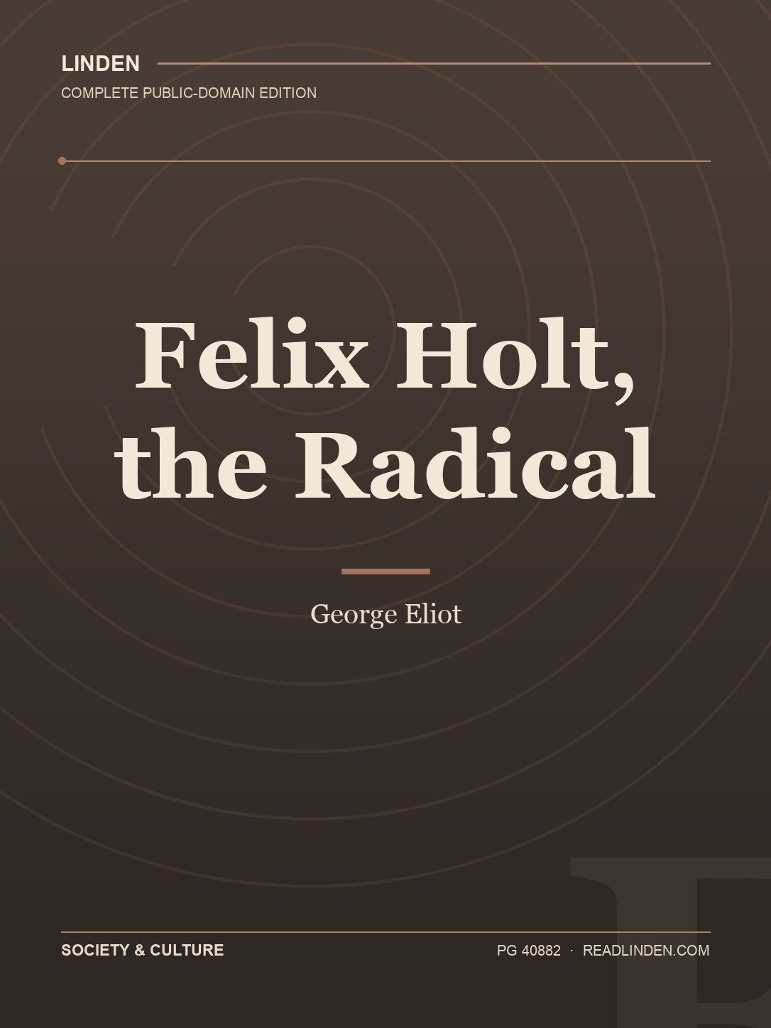 Cover of Felix Holt, the Radical