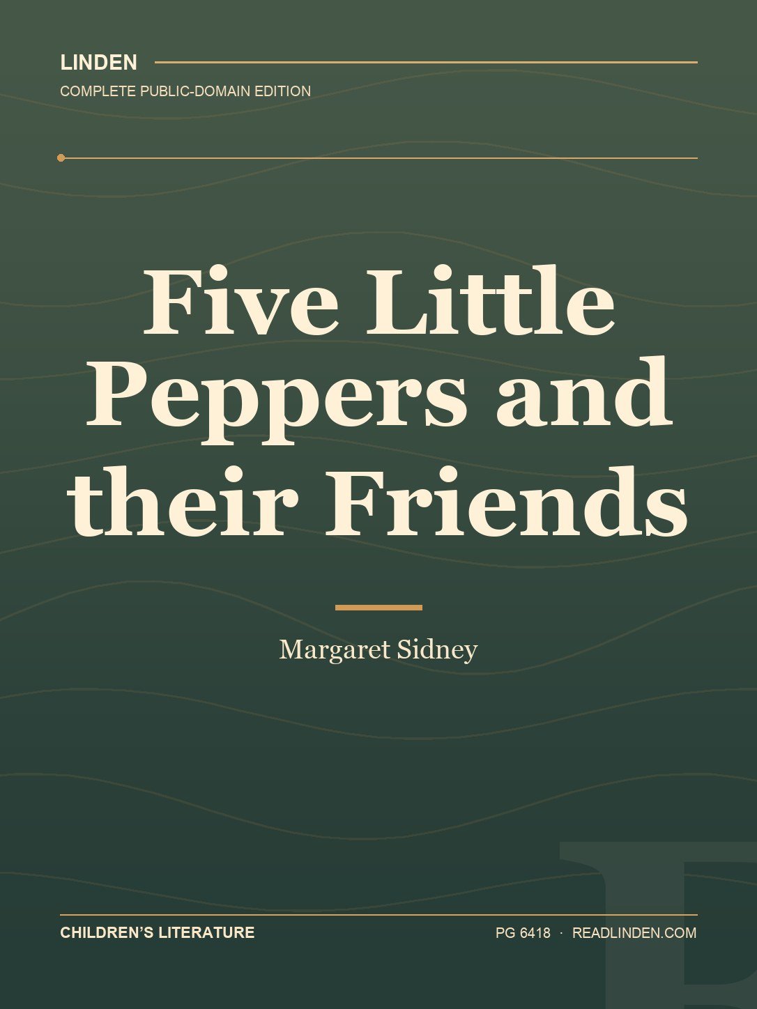 Cover of Five Little Peppers and their Friends