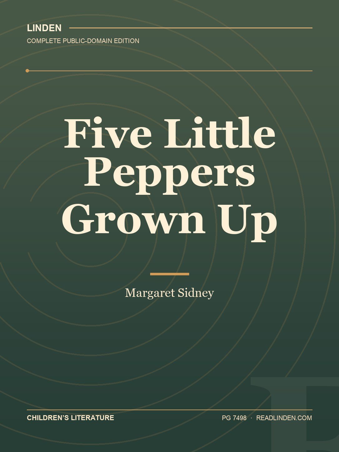 Cover of Five Little Peppers Grown Up