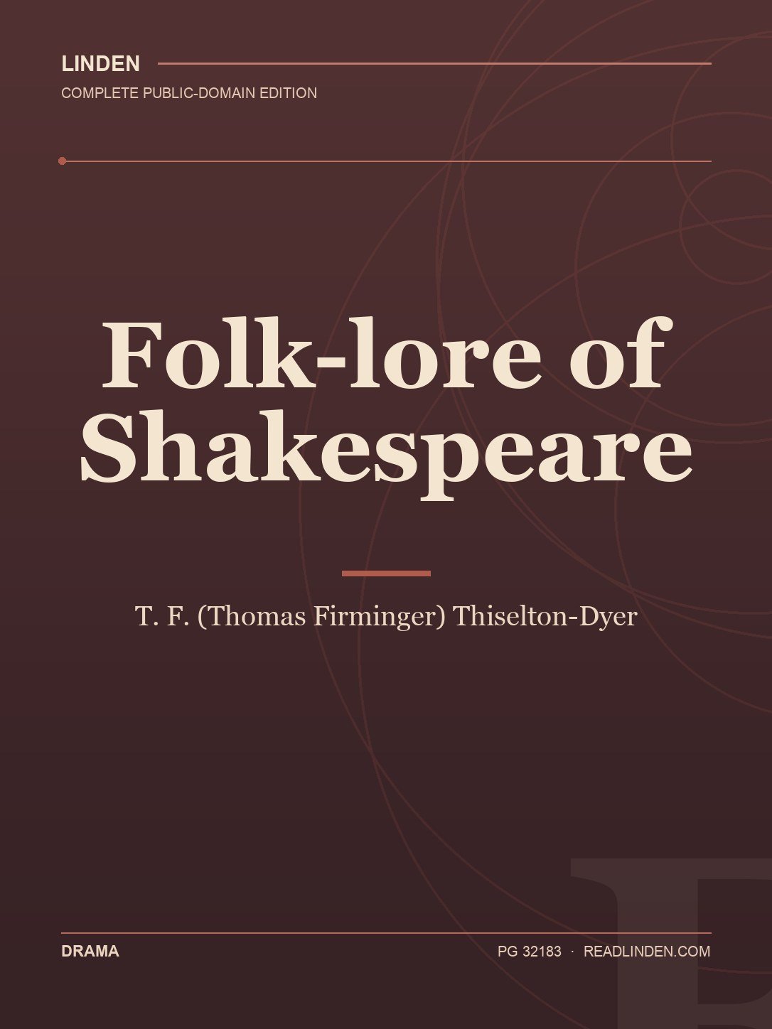 Cover of Folk-lore of Shakespeare