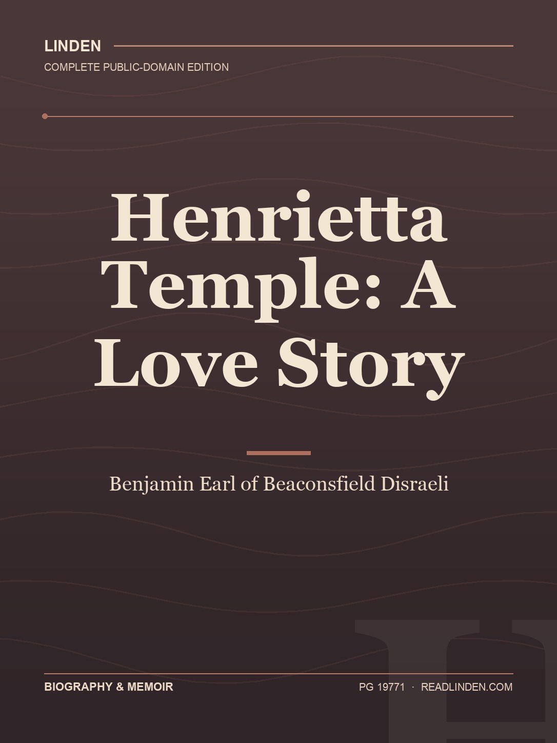 Cover of Henrietta Temple: A Love Story