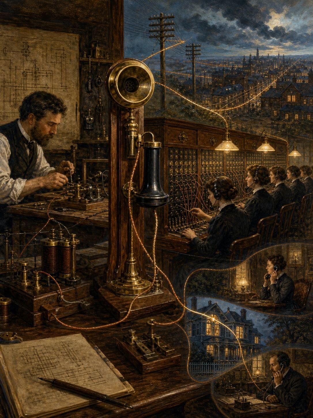 Cover of The History of the Telephone