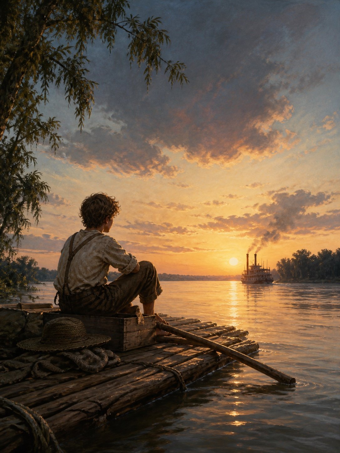 Cover of Adventures of Huckleberry Finn