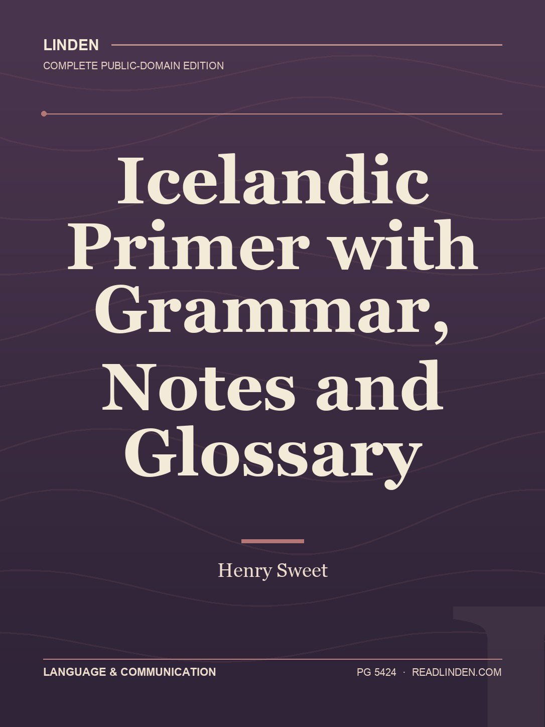 Cover of Icelandic Primer with Grammar, Notes and Glossary