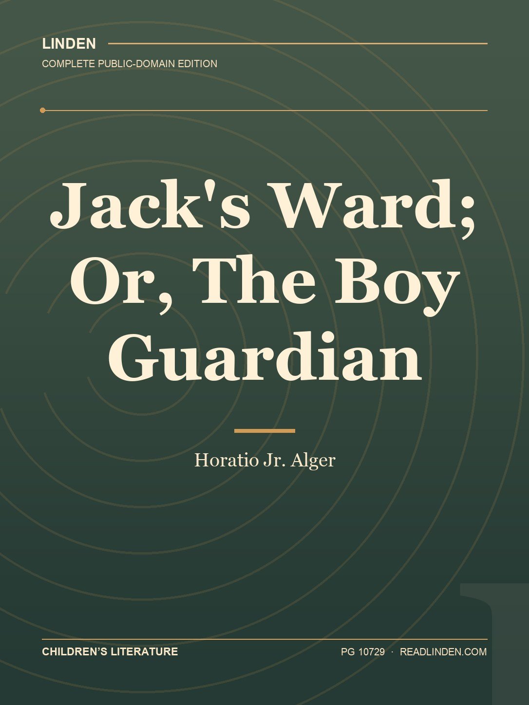 Cover of Jack's Ward; Or, The Boy Guardian
