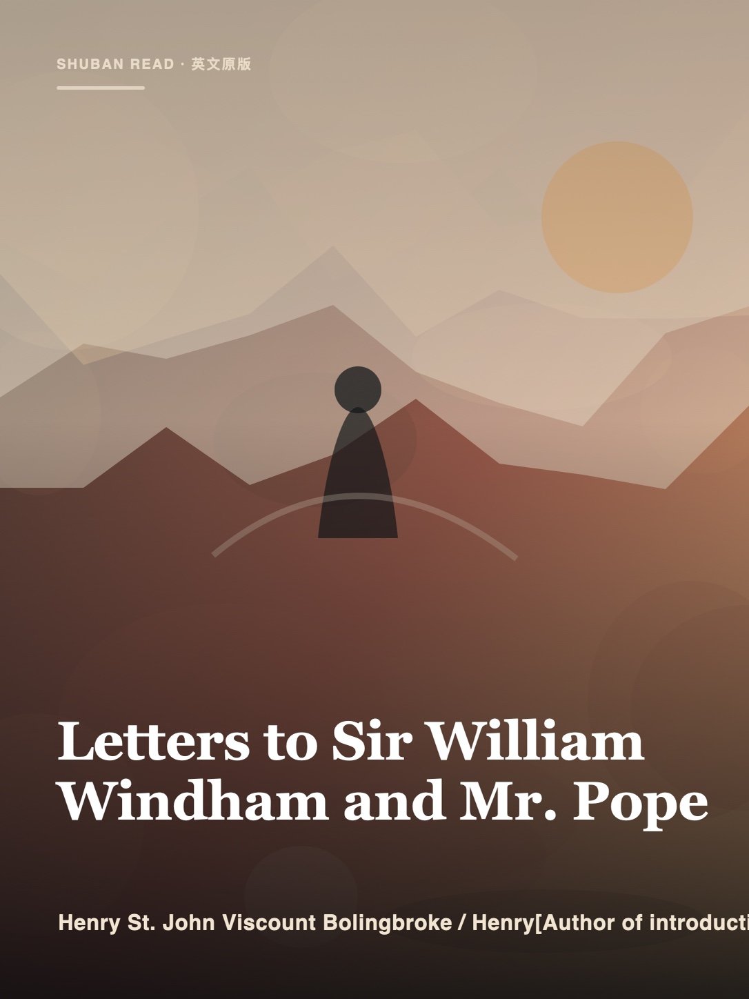 Cover of Letters to Sir William Windham and Mr. Pope