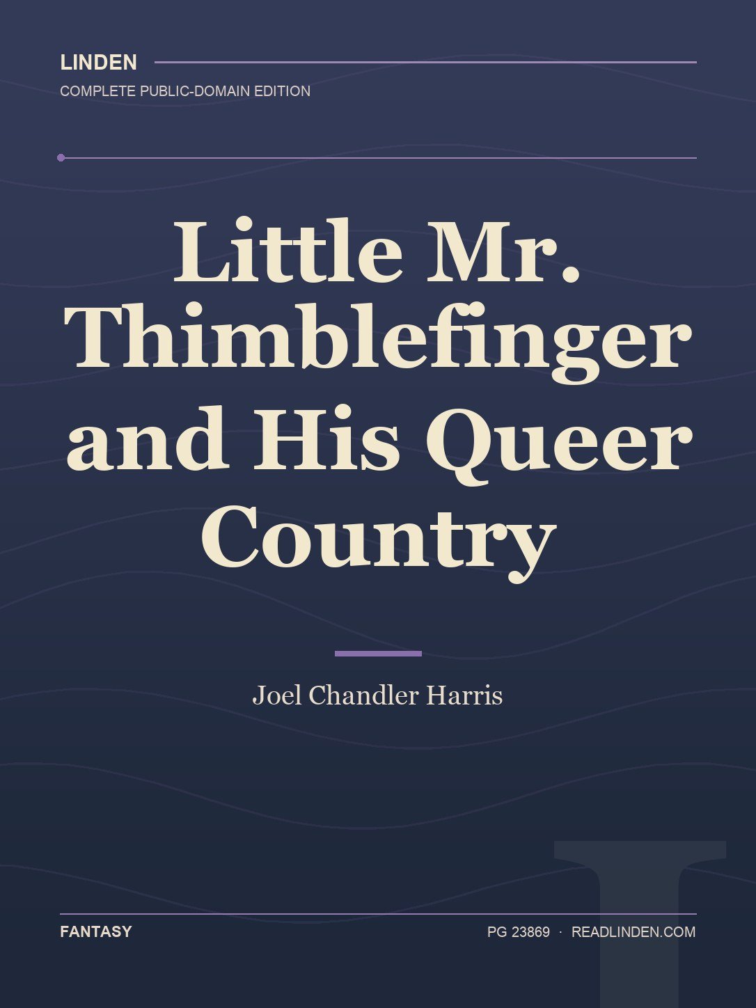 Cover of Little Mr. Thimblefinger and His Queer Country