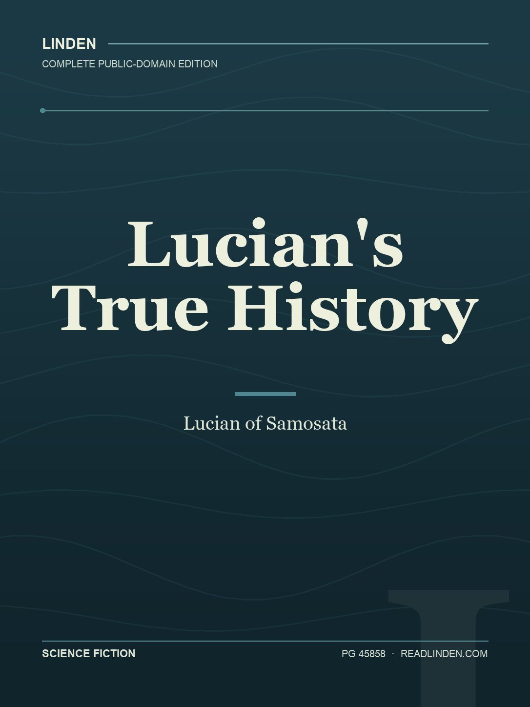 Cover of Lucian's True History