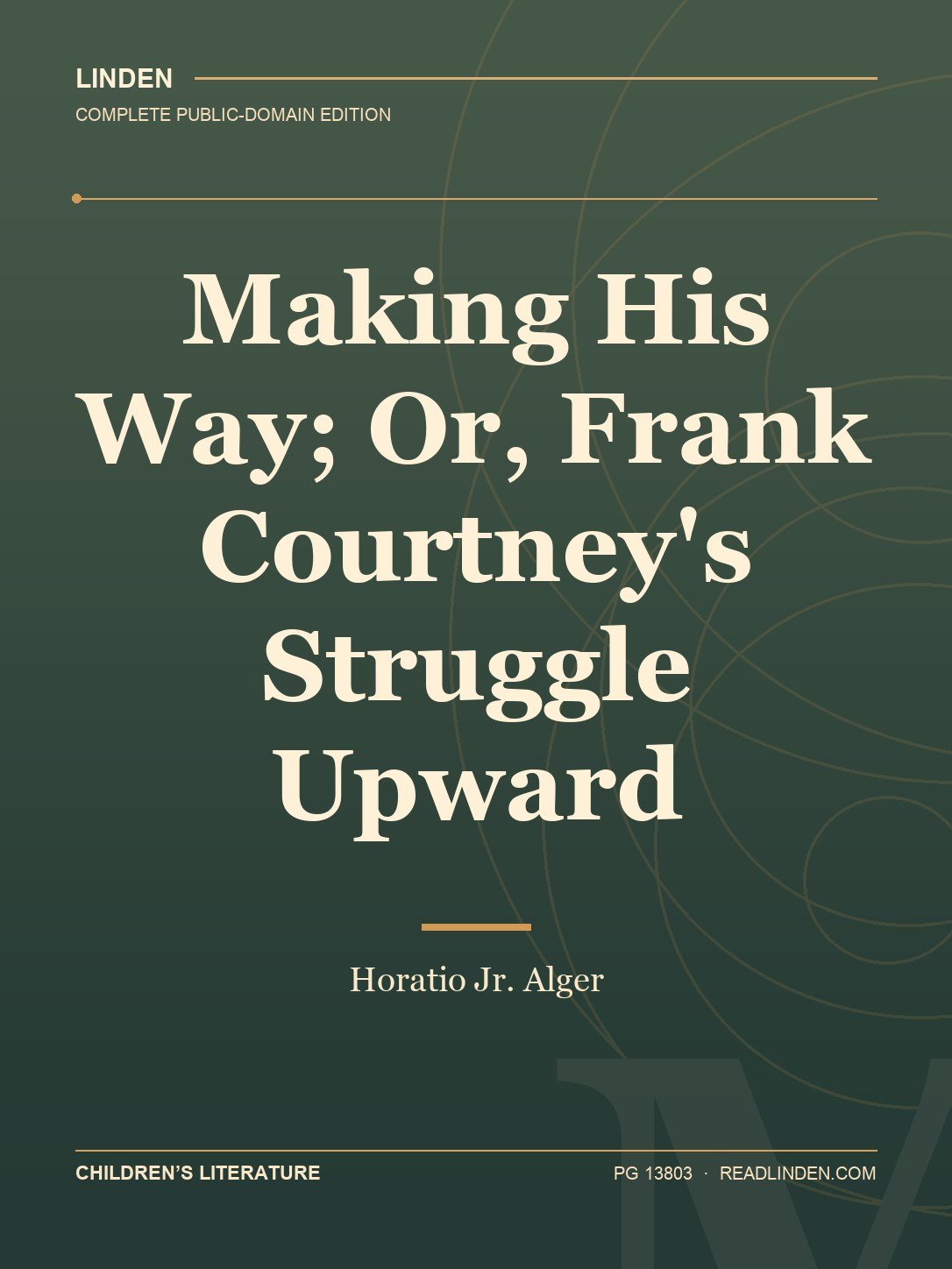 Cover of Making His Way; Or, Frank Courtney's Struggle Upward