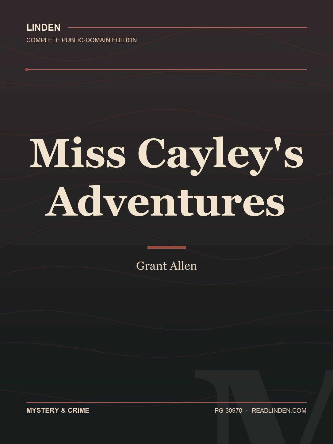 Cover of Miss Cayley's Adventures