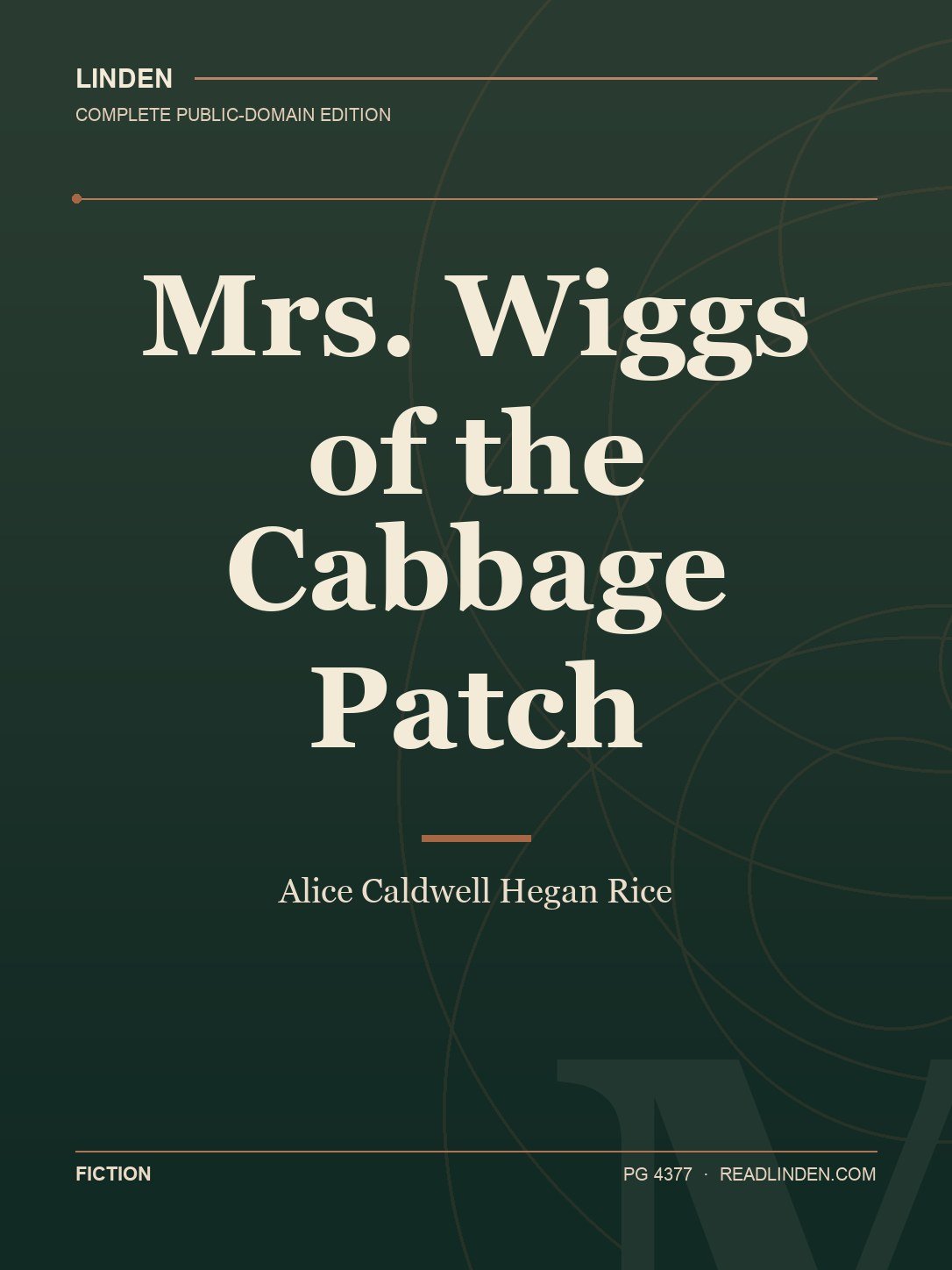 Cover of Mrs. Wiggs of the Cabbage Patch