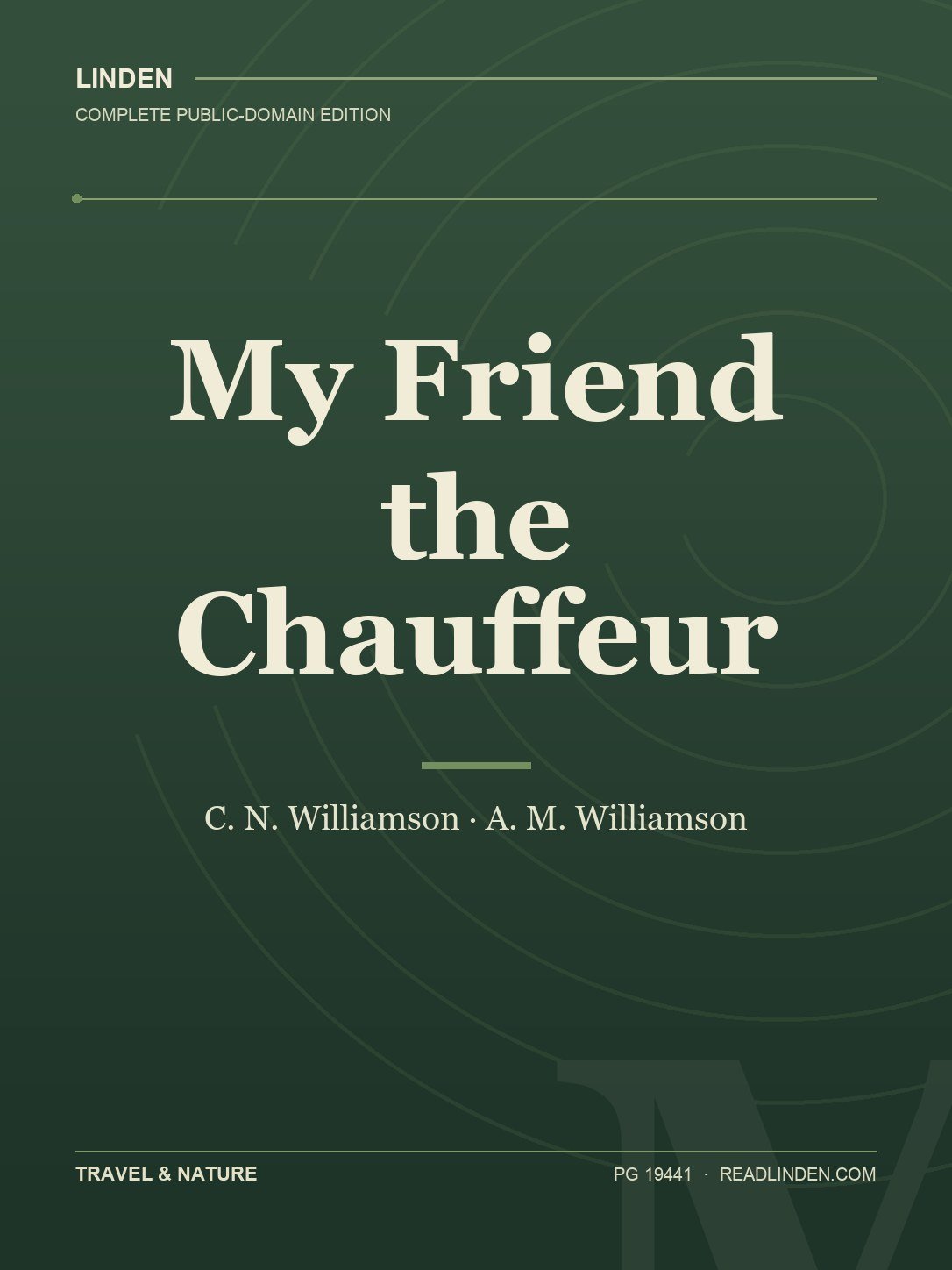 Cover of My Friend the Chauffeur