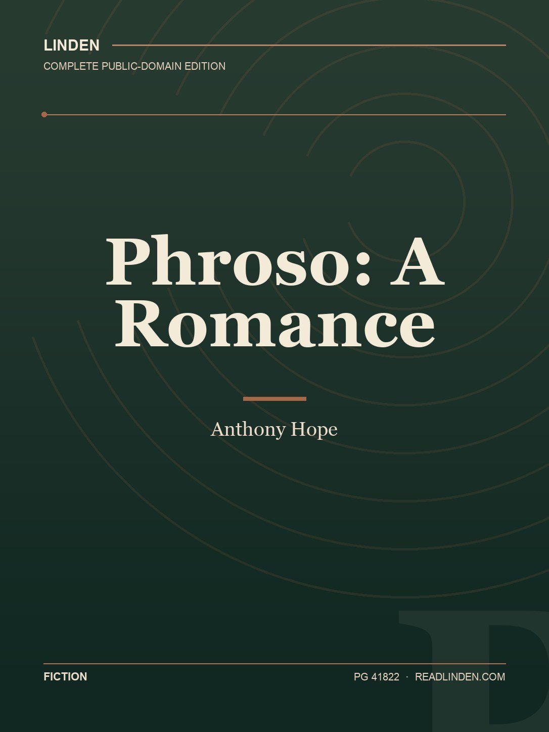 Cover of Phroso: A Romance