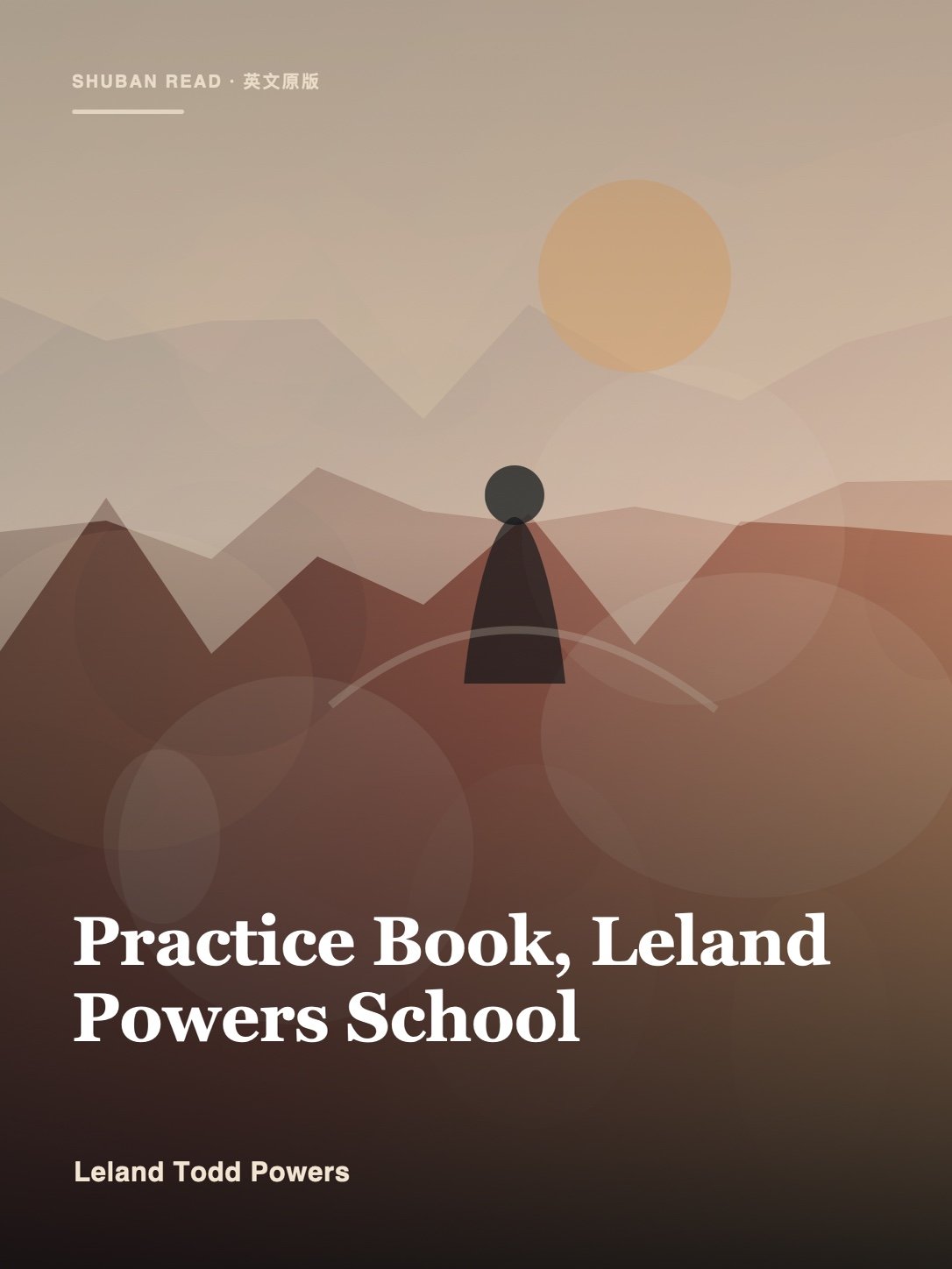 Cover of Practice Book, Leland Powers School