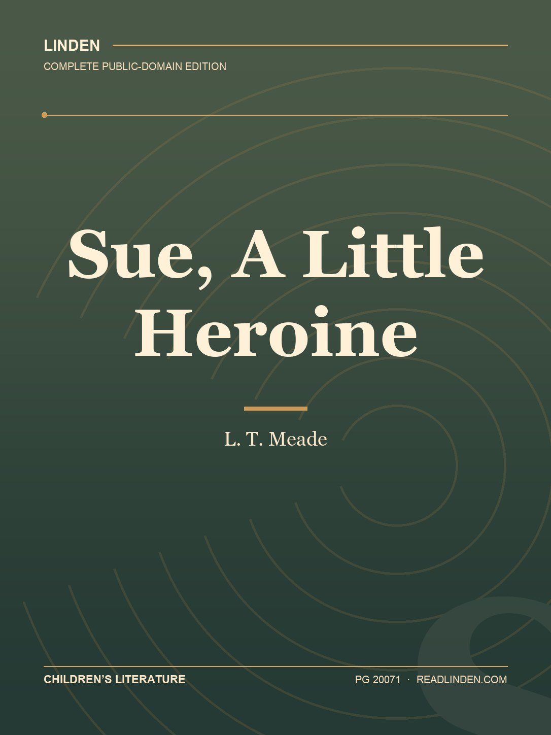 Cover of Sue, A Little Heroine