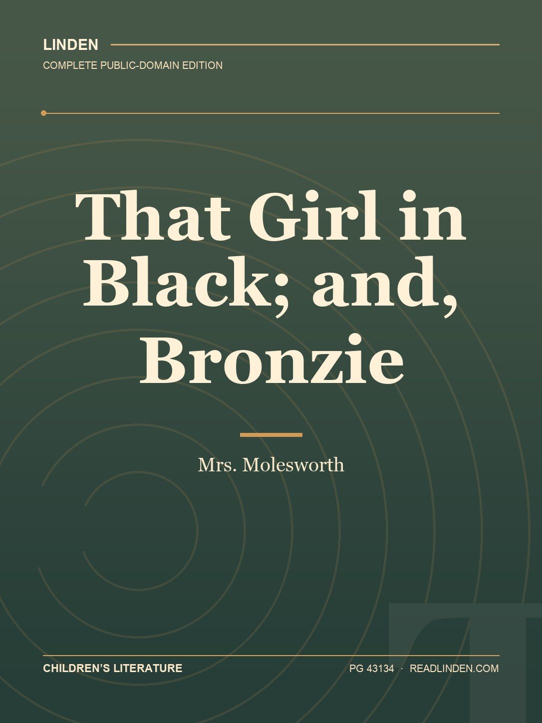 Cover of That Girl in Black; and, Bronzie