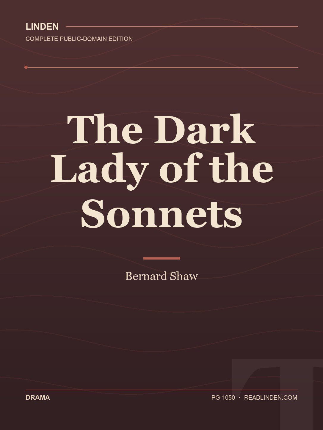Cover of The Dark Lady of the Sonnets