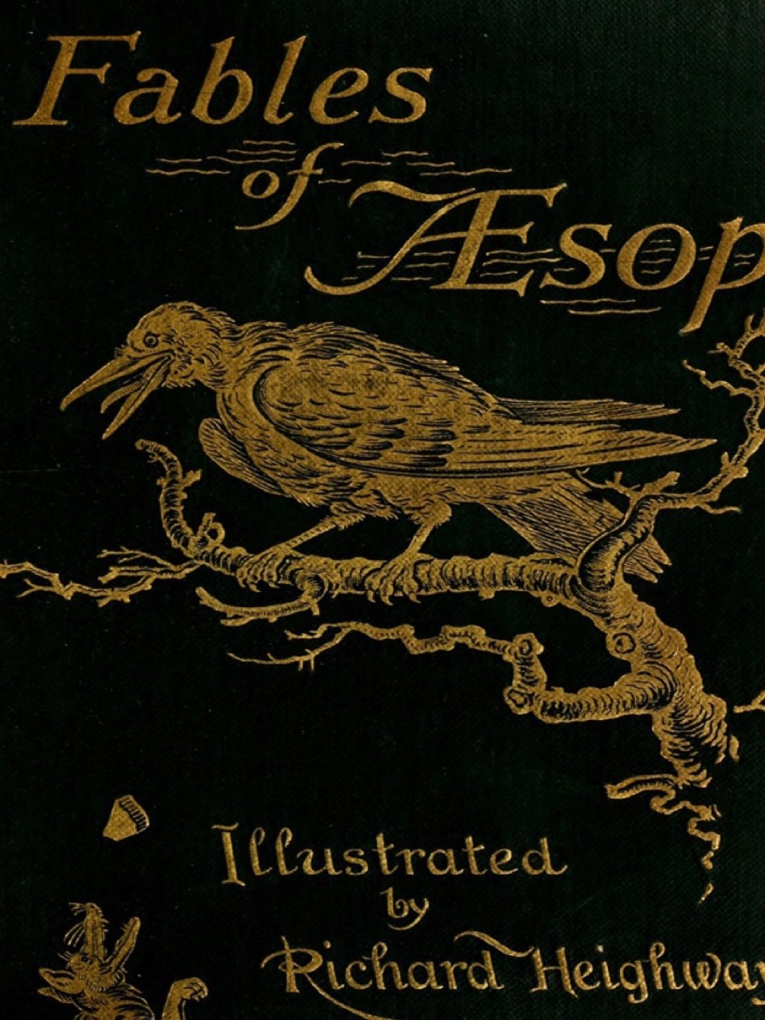 Cover of The Fables of Aesop Selected, Told Anew, and Their History Traced