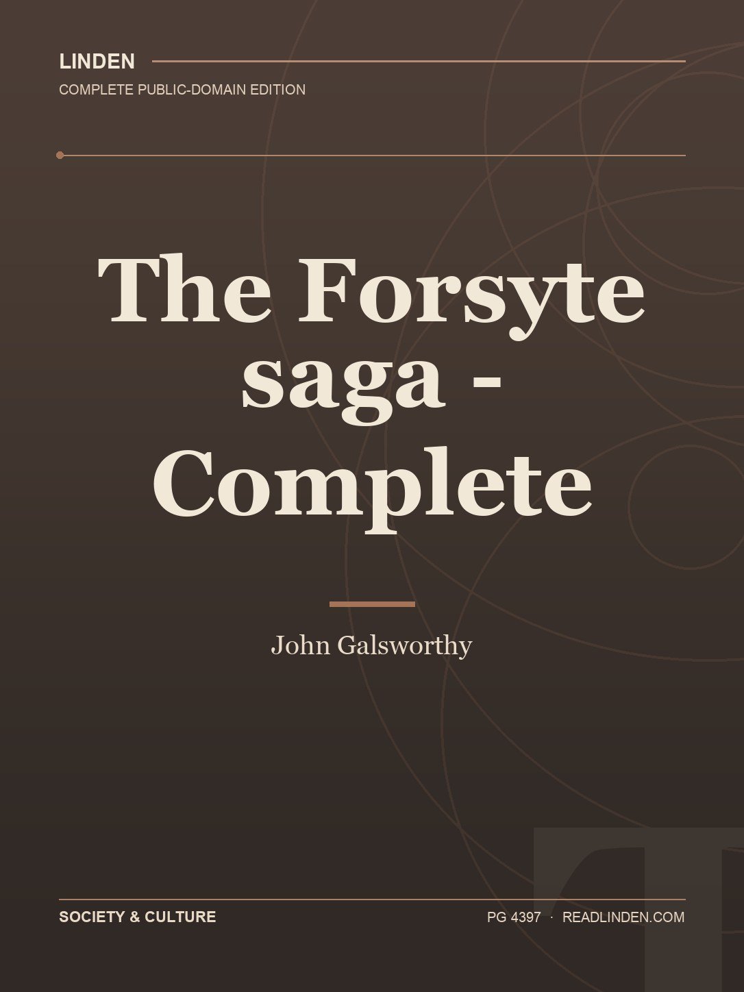Cover of The Forsyte saga - Complete
