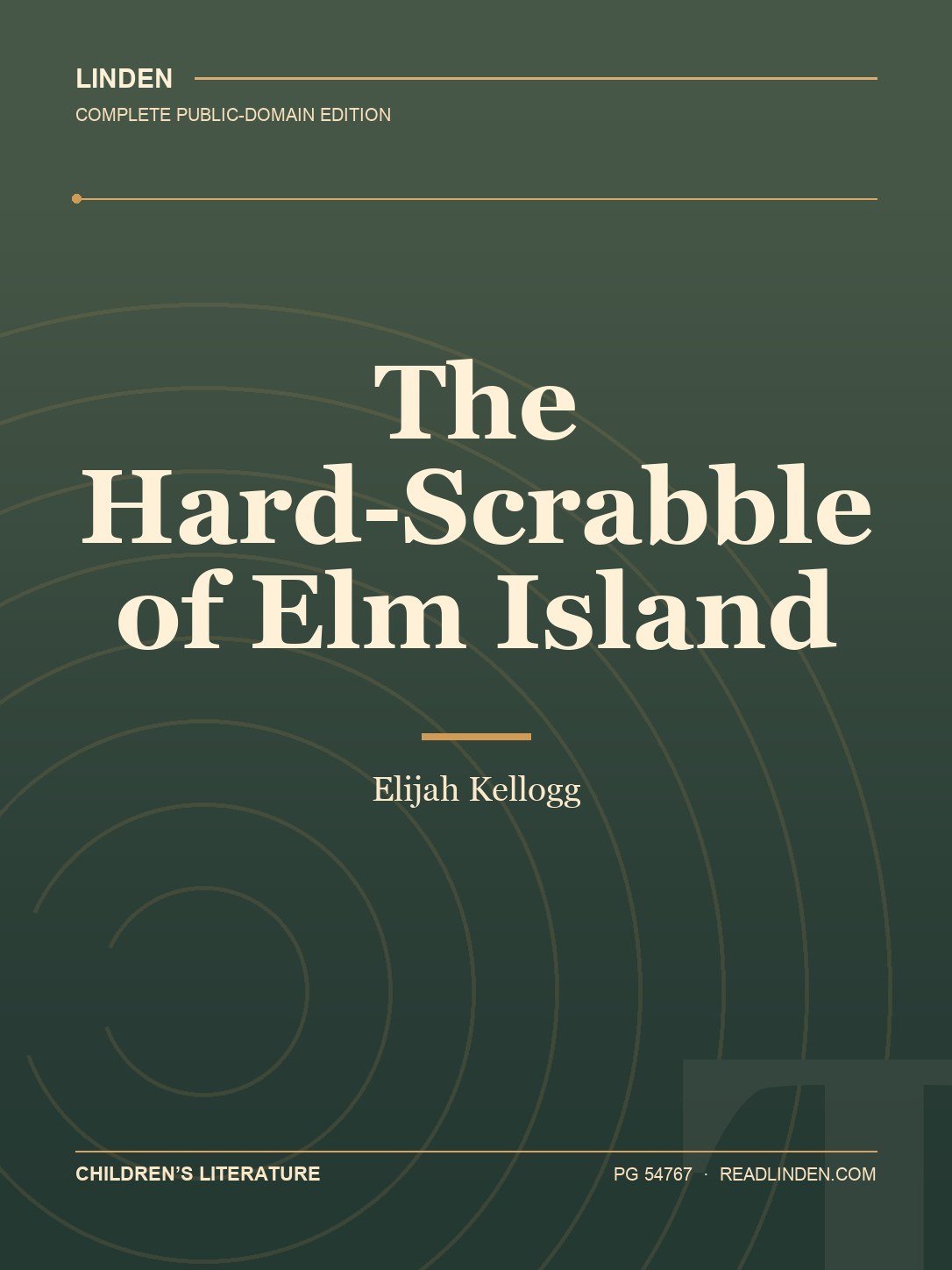 Cover of The Hard-Scrabble of Elm Island