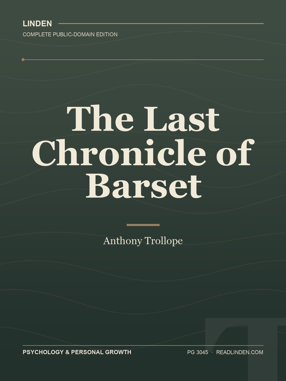 Cover of The Last Chronicle of Barset
