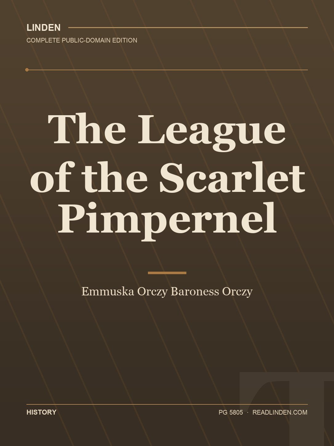 Cover of The League of the Scarlet Pimpernel