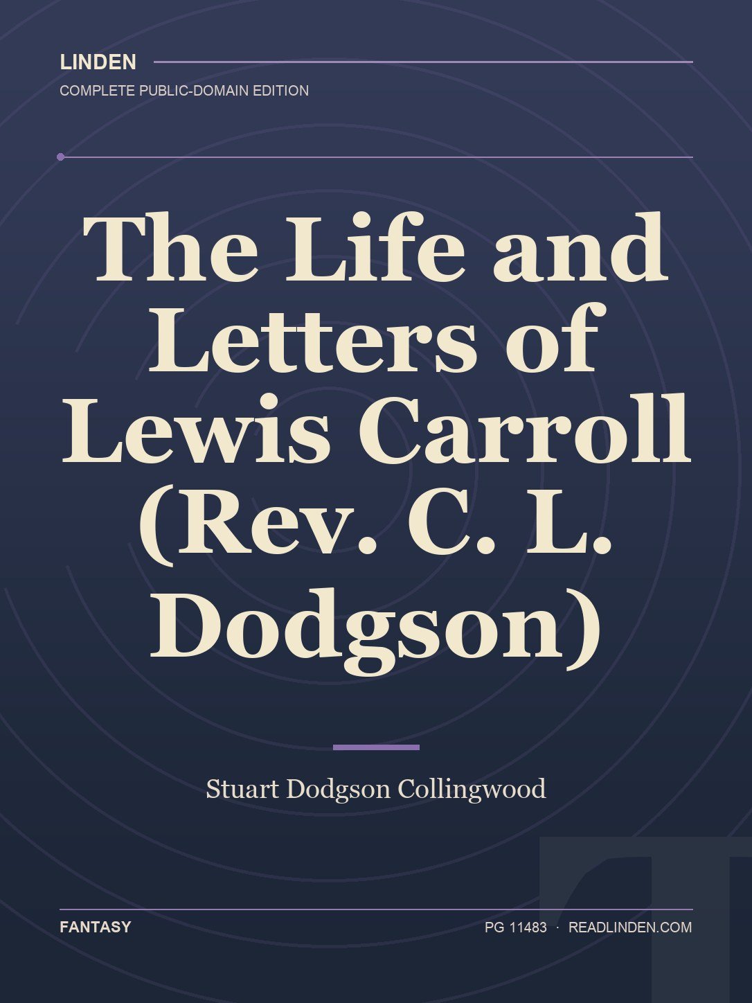Cover of The Life and Letters of Lewis Carroll (Rev. C. L. Dodgson)