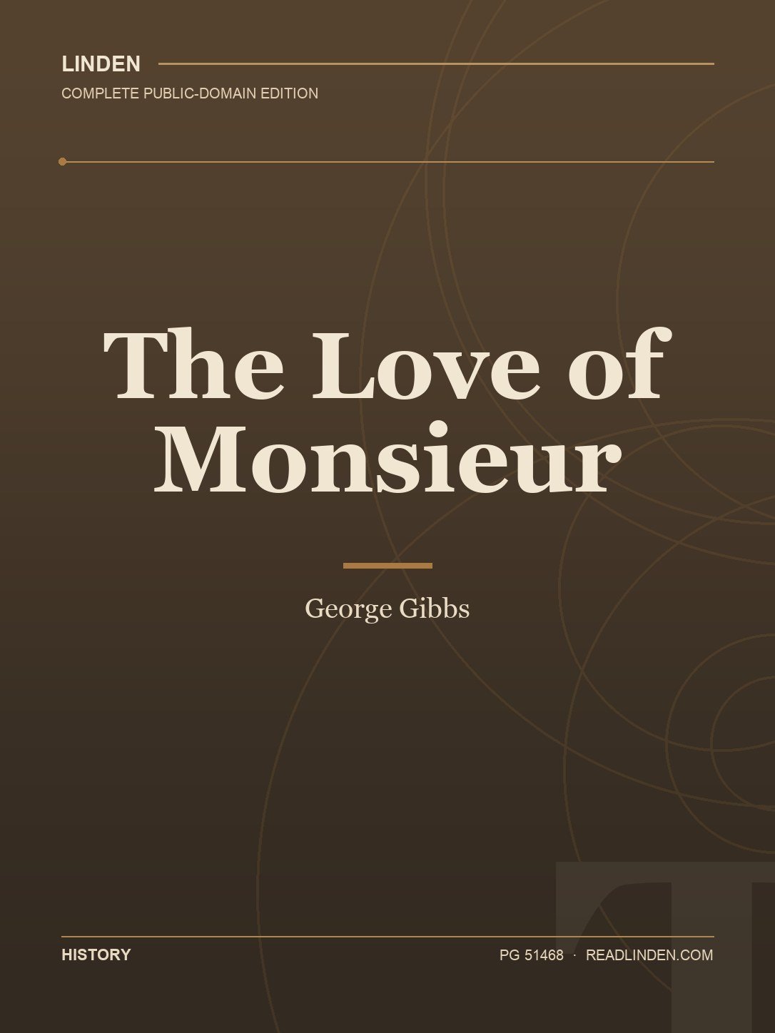 Cover of The Love of Monsieur