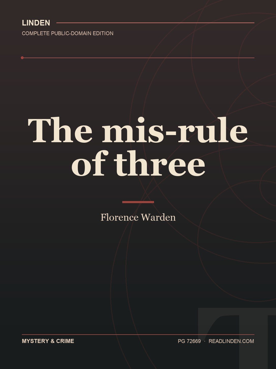 Cover of The mis-rule of three