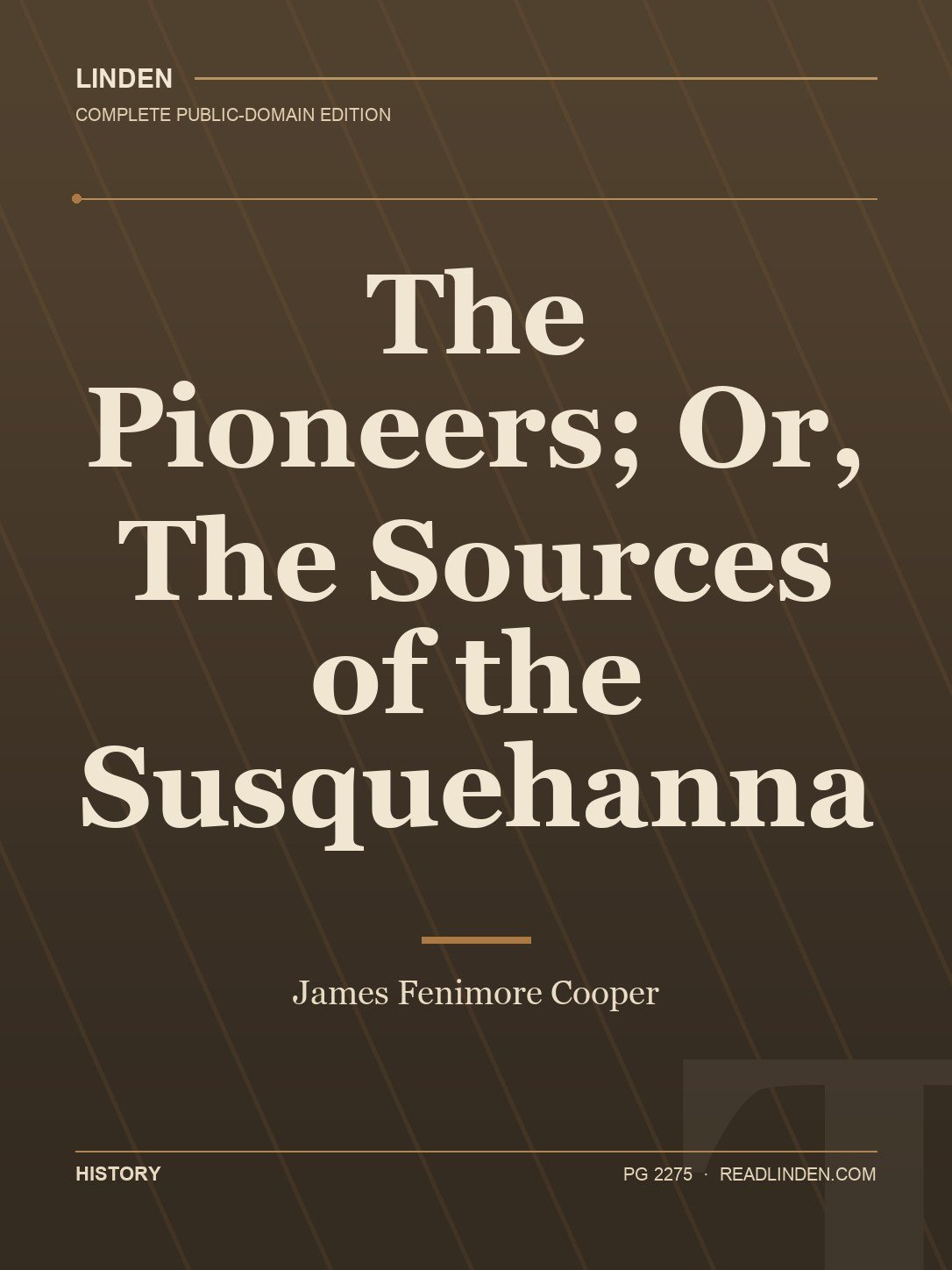 Cover of The Pioneers; Or, The Sources of the Susquehanna